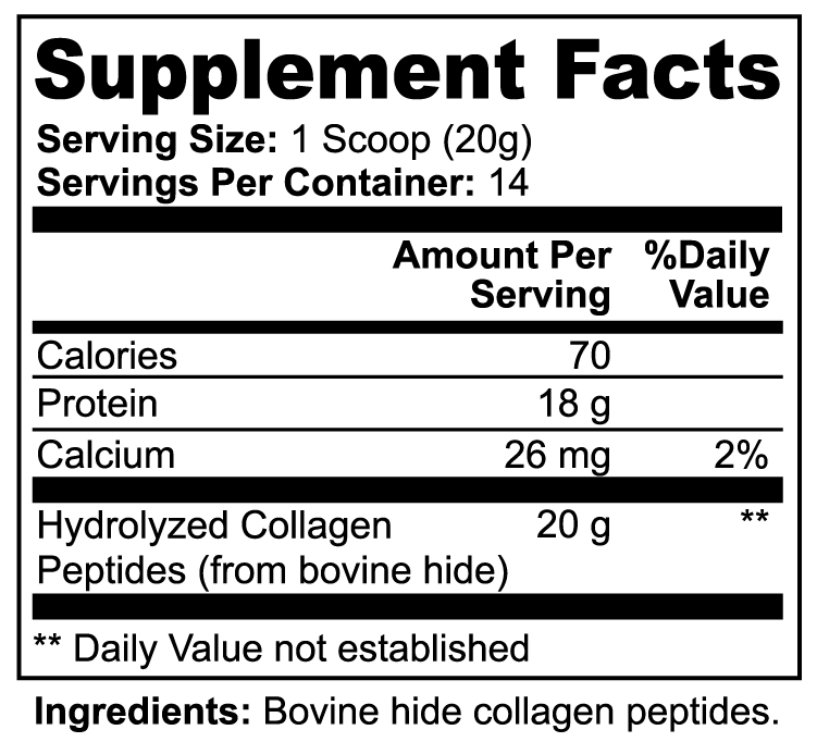Grass-Fed Collagen Peptides — Unflavored